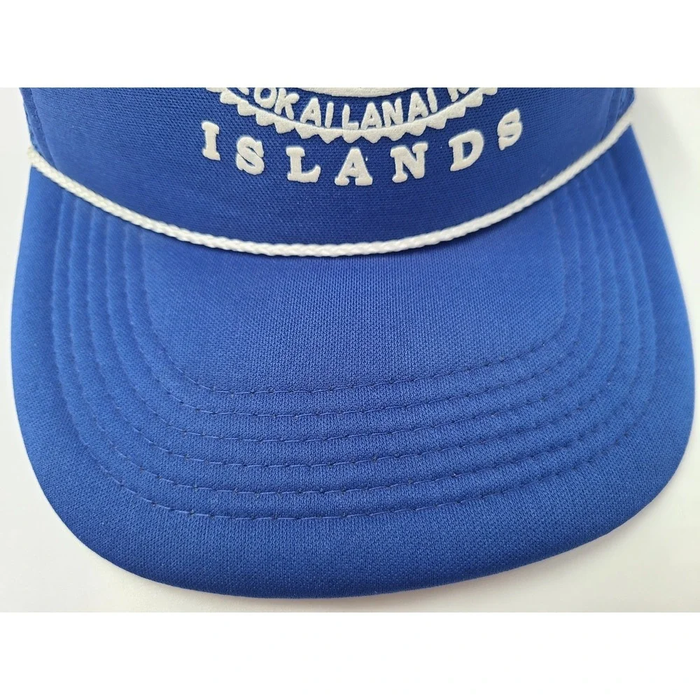 Hawaii Islands Hawaiian Headwear Rope Mesh Trucker Snapback Hat Cap Maui Kauai‎